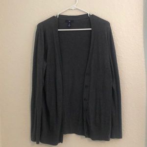 GAP Long Sleeve Grey Cardigan